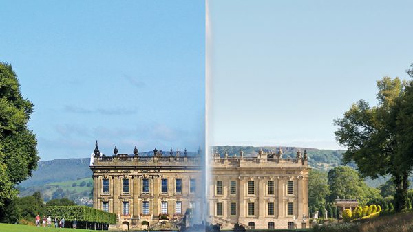 Before and after at chatsworth